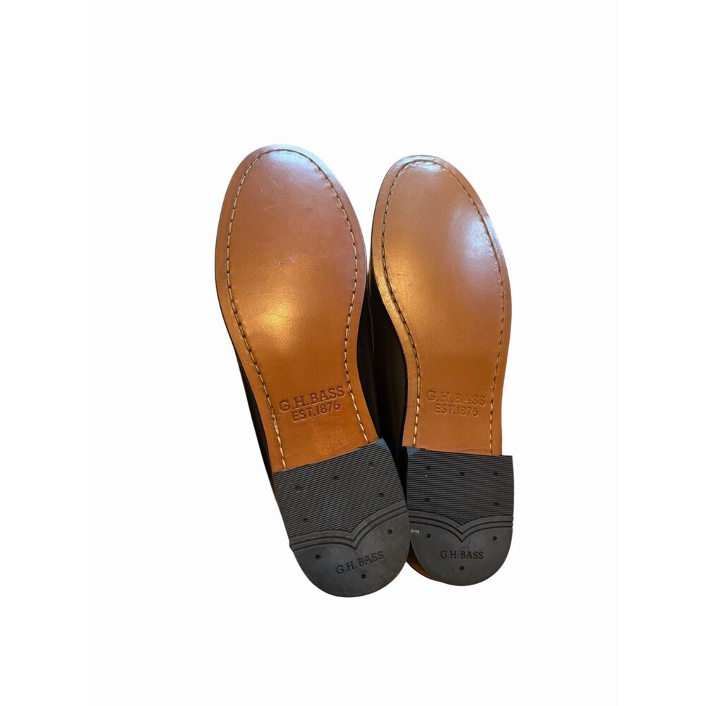 NEW G.H. BASS Weejuns Whitney Black Leather Loafer Women Slip On Y2K 8 GH BASS - Picture 4 of 5